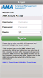 Mobile Screenshot of access.amanet.org